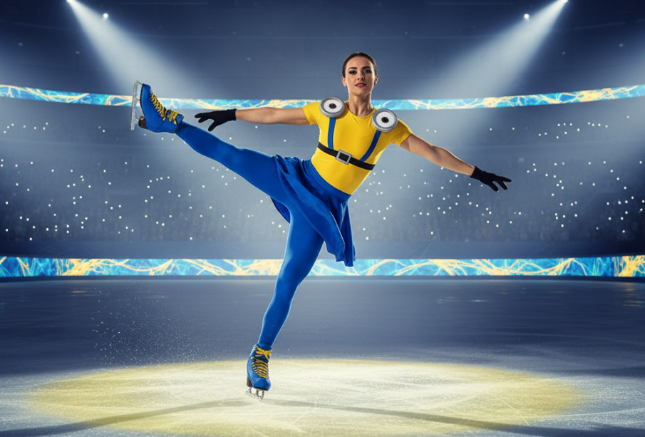 When Minions Meet Olympic Ice