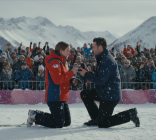 From Crash to Proposal: Olympic Champion's Perfect Day Gets Even Better