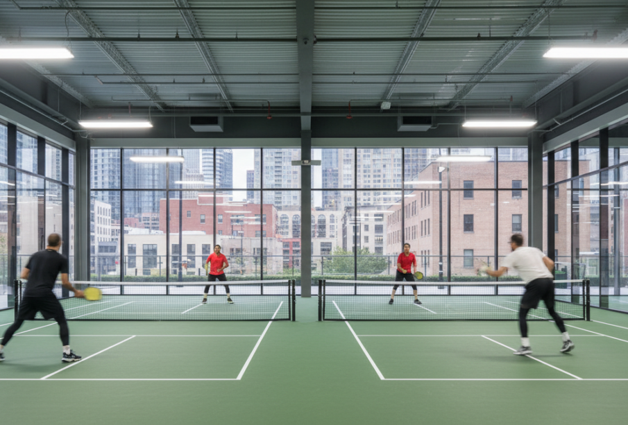 Times Square Gets Its First Indoor Pickleball Paradise