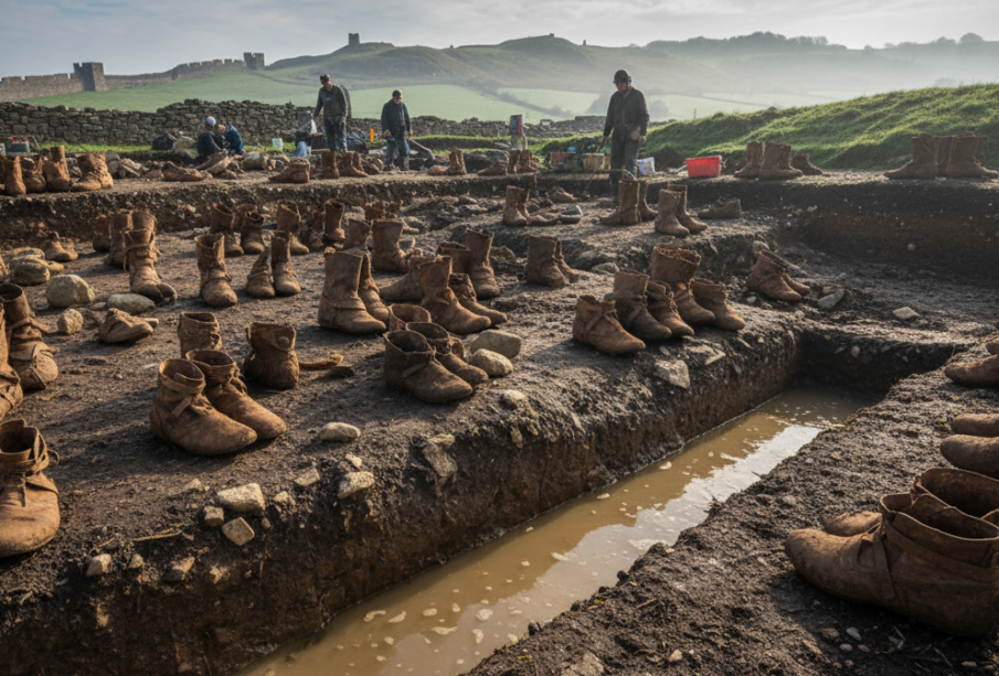 Giants Among the Legions: Massive Roman Shoes Rewrite History at Hadrian's Wall