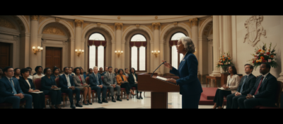 When Grandma Took the Mic: A Fierce Defense of Trump Steals the Show at Black History Month Event