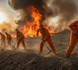 From $1 an Hour to Heroes: The Complex Reality of America's Incarcerated Firefighters